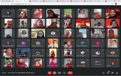 UPACARA HUT RI KE 76 SECARA VIRTUAL 17/08/1945-17/08/2021